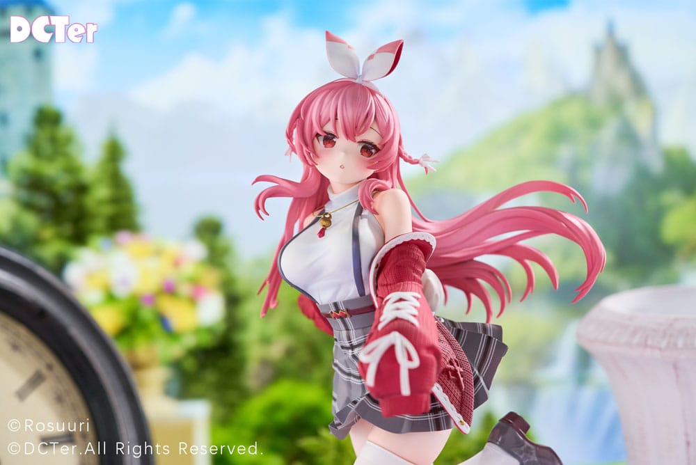 Rosuuri Original Character PVC Statue 1/7 White Rabbit Rosu Casual Clothes Ver. 25 cm