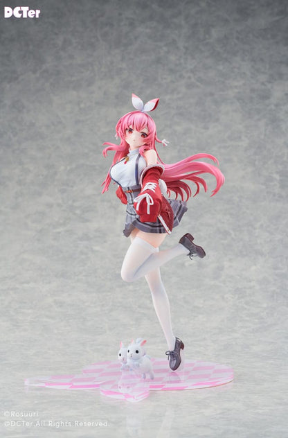 Rosuuri Original Character PVC Statue 1/7 White Rabbit Rosu Casual Clothes Ver. 25 cm