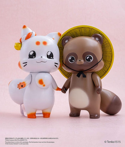 Chibi Creature Ponkichi Little Fox with Two Tails Ember Toys