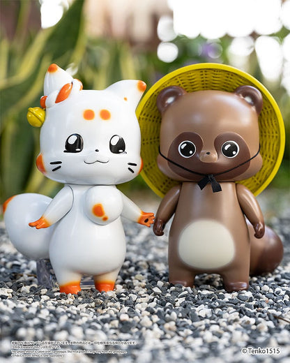 Chibi Creature Ponkichi Little Fox with Two Tails Ember Toys