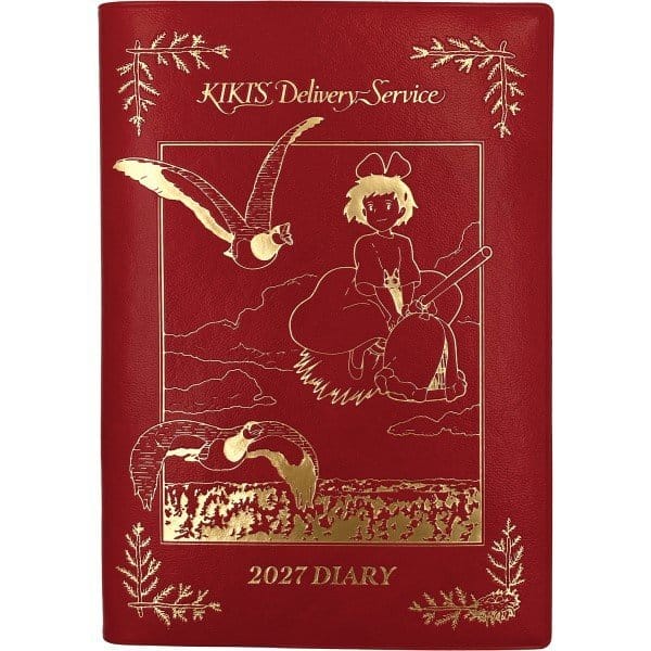 Kiki´s kleiner Lieferservice Tagebuch Kiki on her broom red gold foil - Anime Figuren günstig kaufen