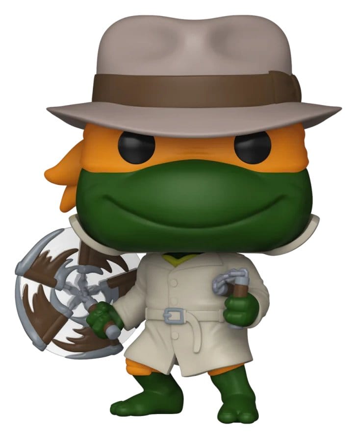 Teenage Mutant Ninja Turtles Pop! Television Vinyl Figur Michelangelo in Trenchcoat Exclusive - Anime Figuren günstig kaufen