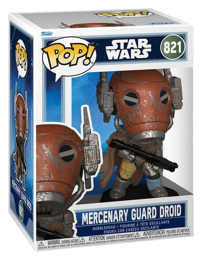 Star Wars: The Mandalorian and Grogu POP! Vinyl Wackelkopf-Figur Mercenary Guard Droid - Anime Figuren günstig kaufen