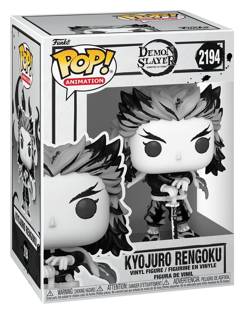 Demon Slayer: Kimetsu no Yaiba POP! Animation Vinyl Figuren Rengoku(Sumi-Ink) - Anime Figuren günstig kaufen
