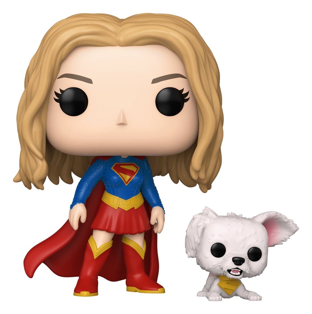 Supergirl (2026) POP! Heroes Vinyl Figur Supergirl with Puppy Krypto - Anime Figuren günstig kaufen
