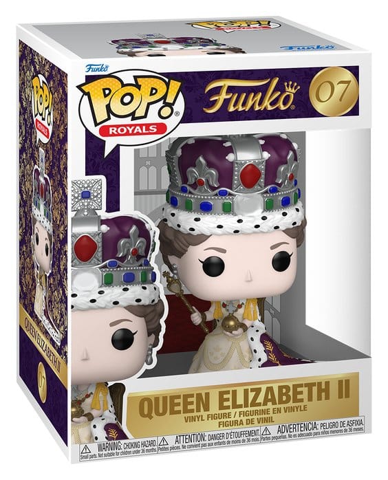 Queen Elizabeth II POP! Premium Vinyl Figur 100th- Queen Elizabeth II (Coronation) - Anime Figuren günstig kaufen