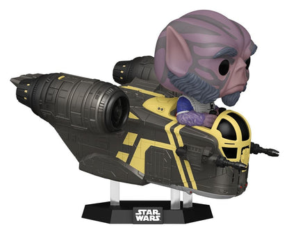Star Wars: The Mandalorian and Grogu POP! Rides Deluxe Vinyl Wackelkopf-Figur Zeb Orrelios in the Razor Crest - Anime Figuren günstig kaufen