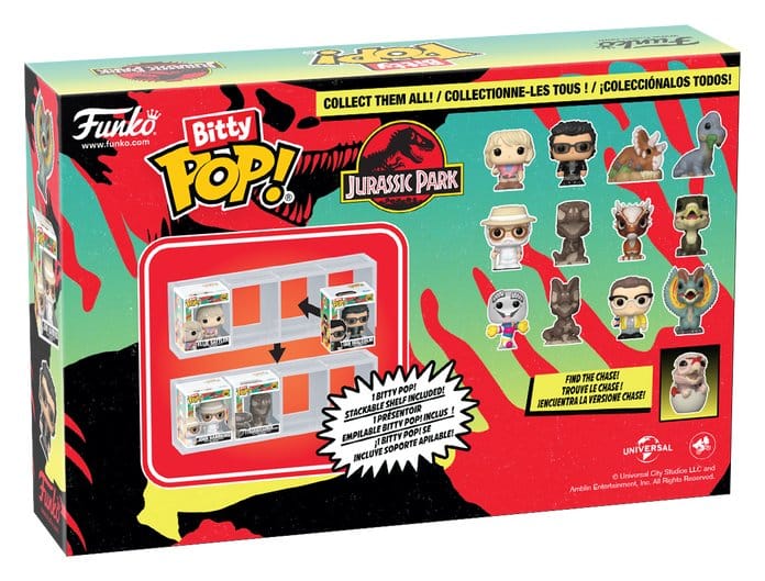 Jurassic Park Bitty POP! Vinyl Figuren 4er-Pack Triceratops 2, - Anime Figuren günstig kaufen