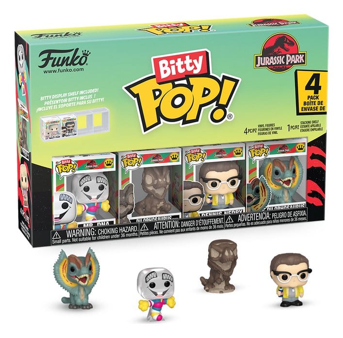 Jurassic Park Bitty POP! Vinyl Figuren 4er-Pack Mr. DNA 2, - Anime Figuren günstig kaufen