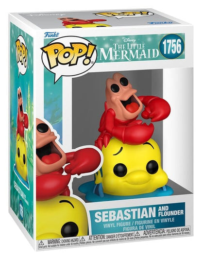 Disney POP! Vinyl Figur : TLM S3- Sebastian & Flounder - Anime Figuren günstig kaufen