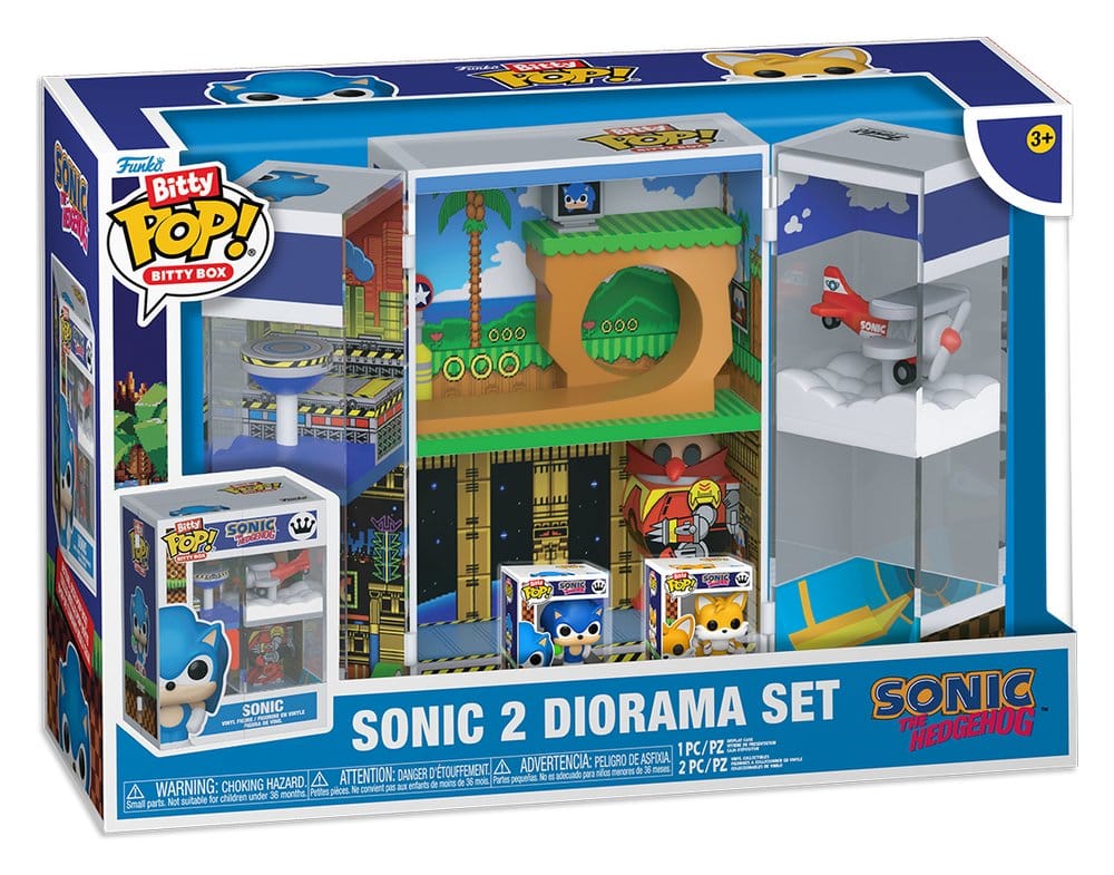 Sonic 2 Bitty POP! Boxes Vinyl Figur Diorama Set - Anime Figuren günstig kaufen