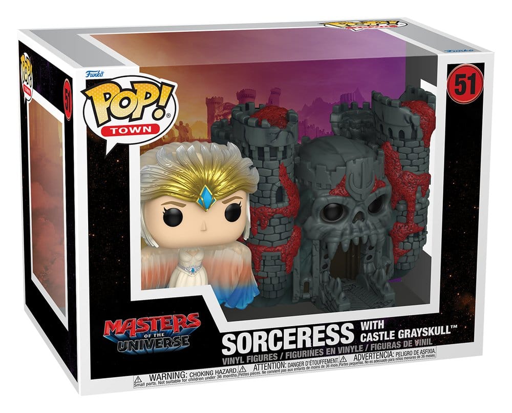 Masters of the Universe (2026) POP! Town Vinyl Figur Sorceress w/Castle Grayskull - Anime Figuren günstig kaufen