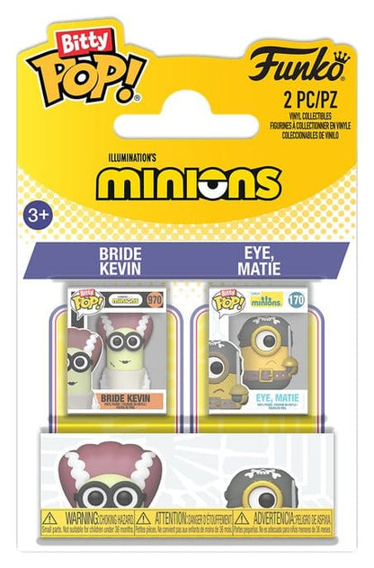 Minions POP! Vinyl Figuren 2er-Pack Bride Kevin & Eye, Matie - Anime Figuren günstig kaufen