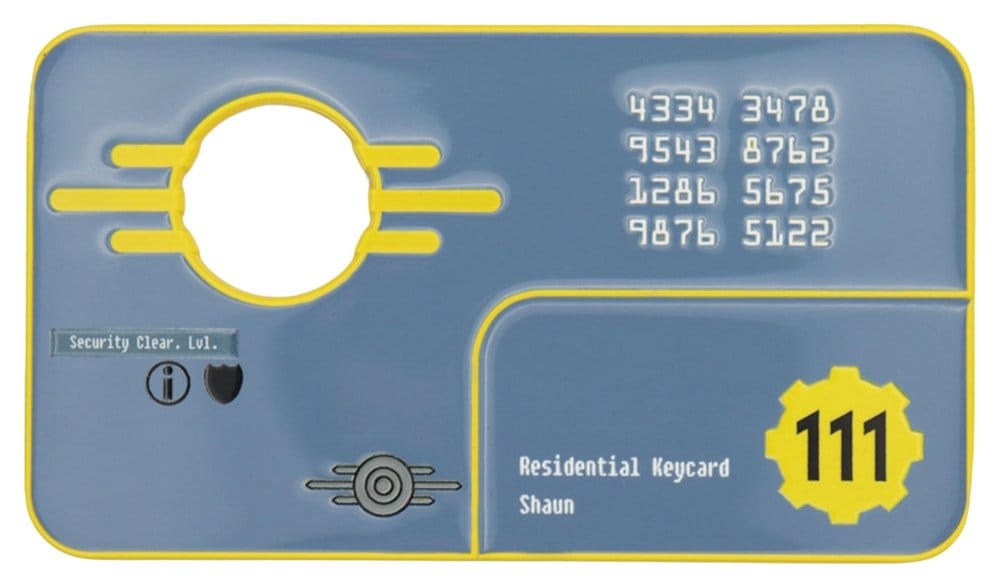 Fallout Replik Security Keycard Vault 111 Limited Edition - Anime Figuren günstig kaufen
