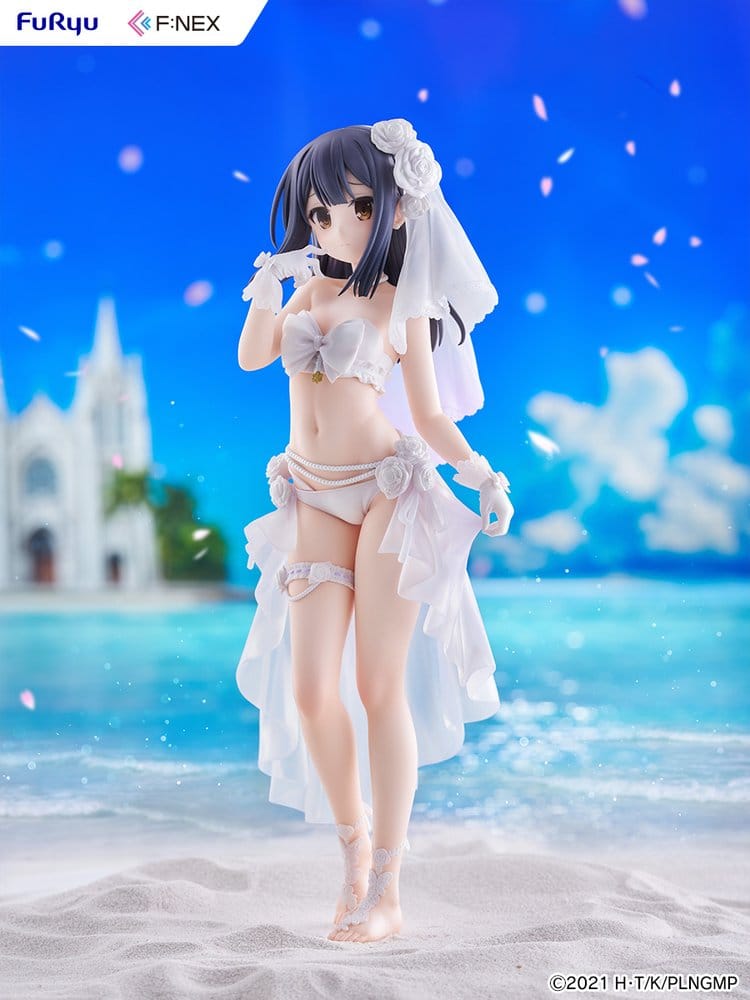 Fate/kaleid liner Prisma Illya: Licht - The Nameless Girl F:NEX PVC Figur Miyu Edelfelt Wedding Swimsuit Ver. - Anime Figuren günstig kaufen