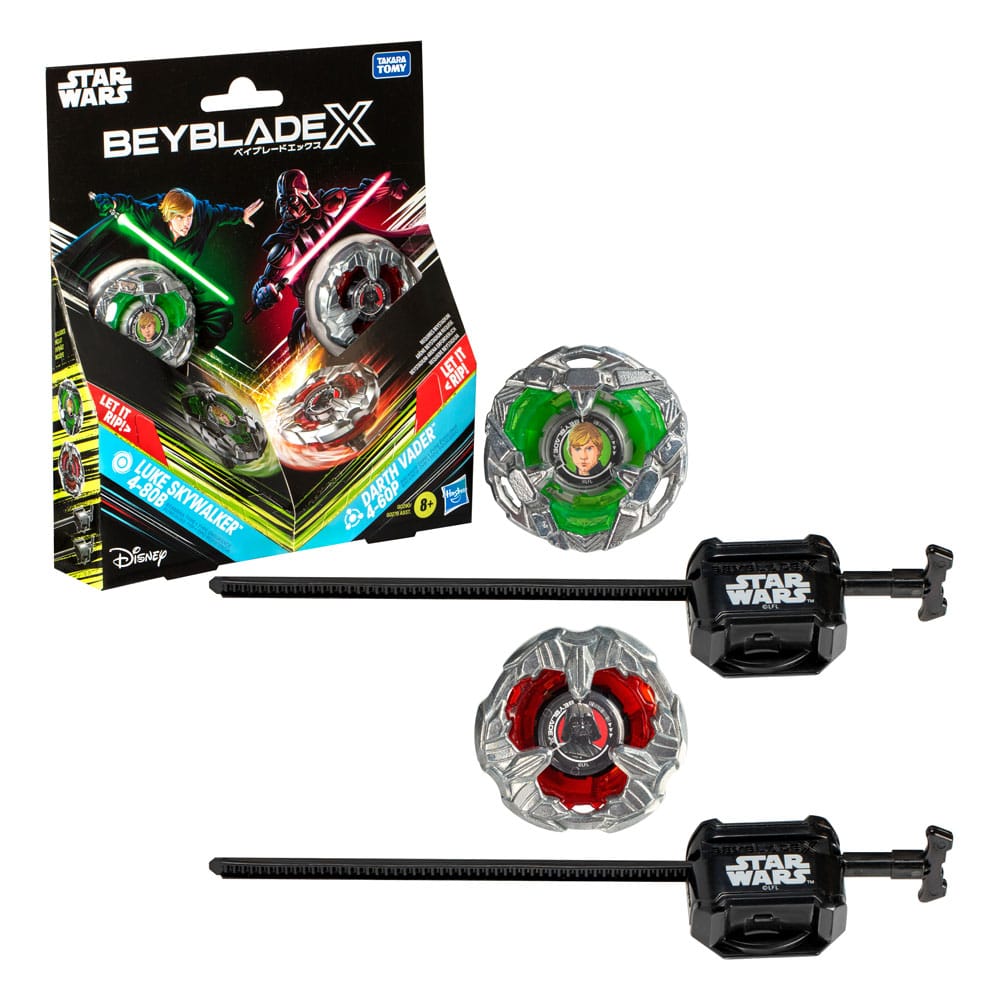 Beyblade X und Star Wars Collab Luke Skywalker 4-80B vs. Darth Vader 4-60B - Anime Figuren günstig kaufen