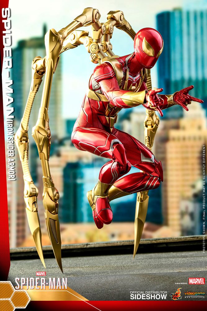 Spider-Man (Iron Spider Armor) 1/6 Scale Collectible Figure – Hot Toys Video Game Masterpiece (Marvel's Spider-Man)