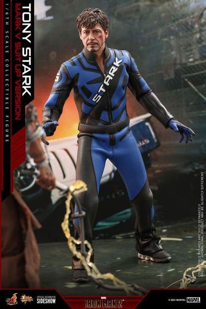 Iron Man 2 Movie Masterpiece Actionfigur Tony Stark (Mark V Suit Up Version) - Anime Figuren günstig kaufen