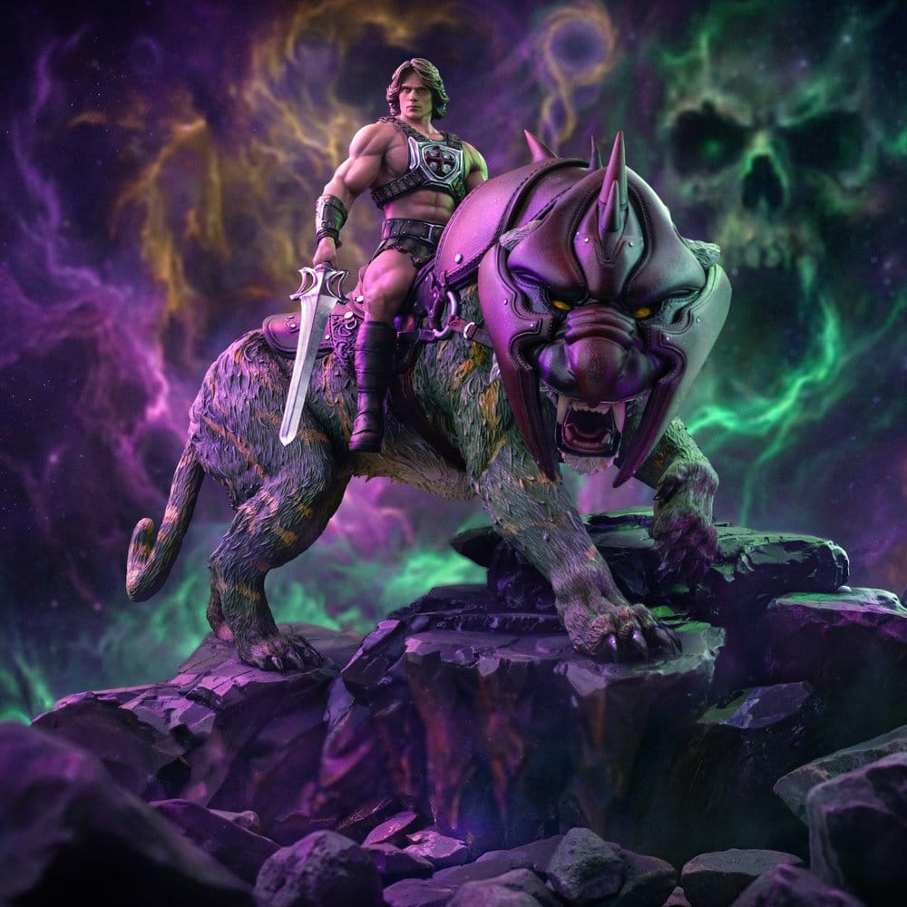 Masters of the Universe Art Scale Statue He-Man and Battle Cat - Anime Figuren günstig kaufen