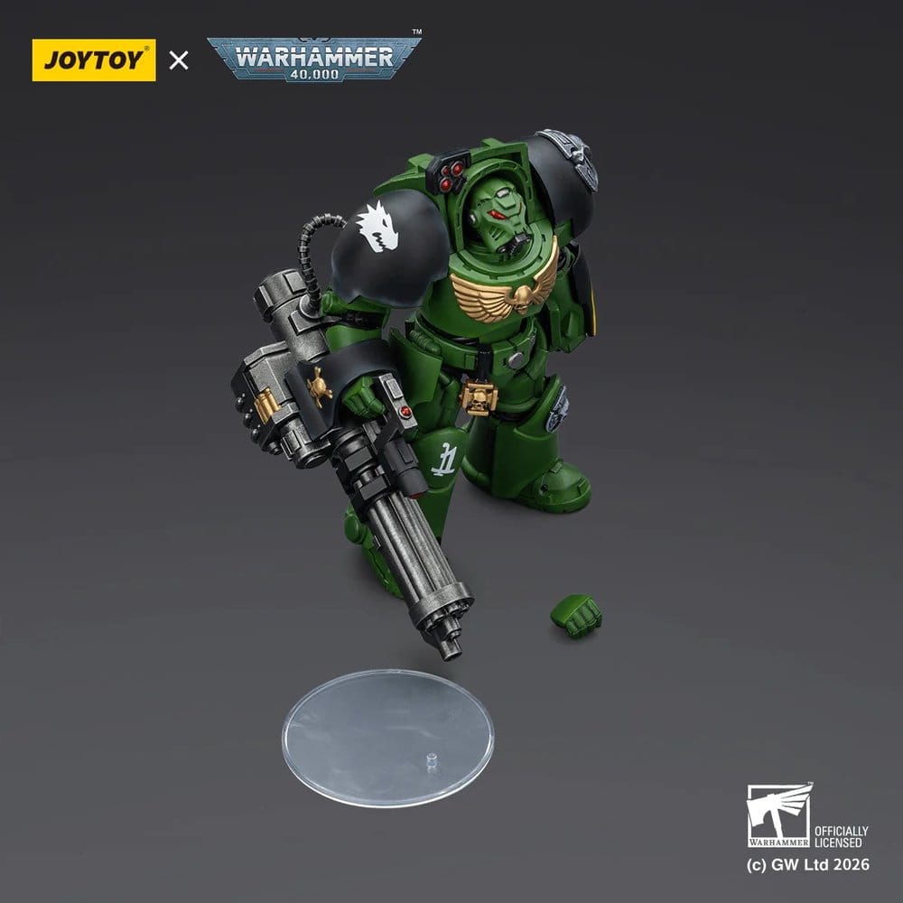 Warhammer 40,000 Actionfigur Salamanders Terminator 3 with Power Fist and Assault Cannon 14 cm - Anime Figuren günstig kaufen