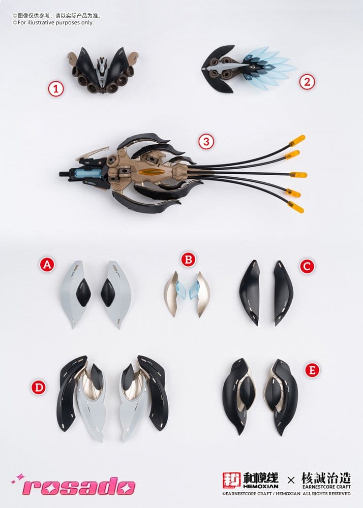 Rosado Project RS-03 Starflower Lily MK3 Original Character Plastic Kit Kotobukiya