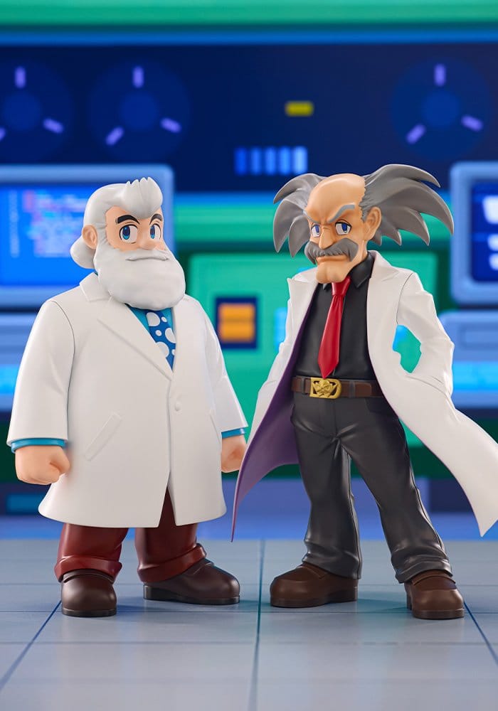 Mega Man Oshi Works PVC Figuren 2er-Pack Dr. Wily & Dr. Light - Anime Figuren günstig kaufen