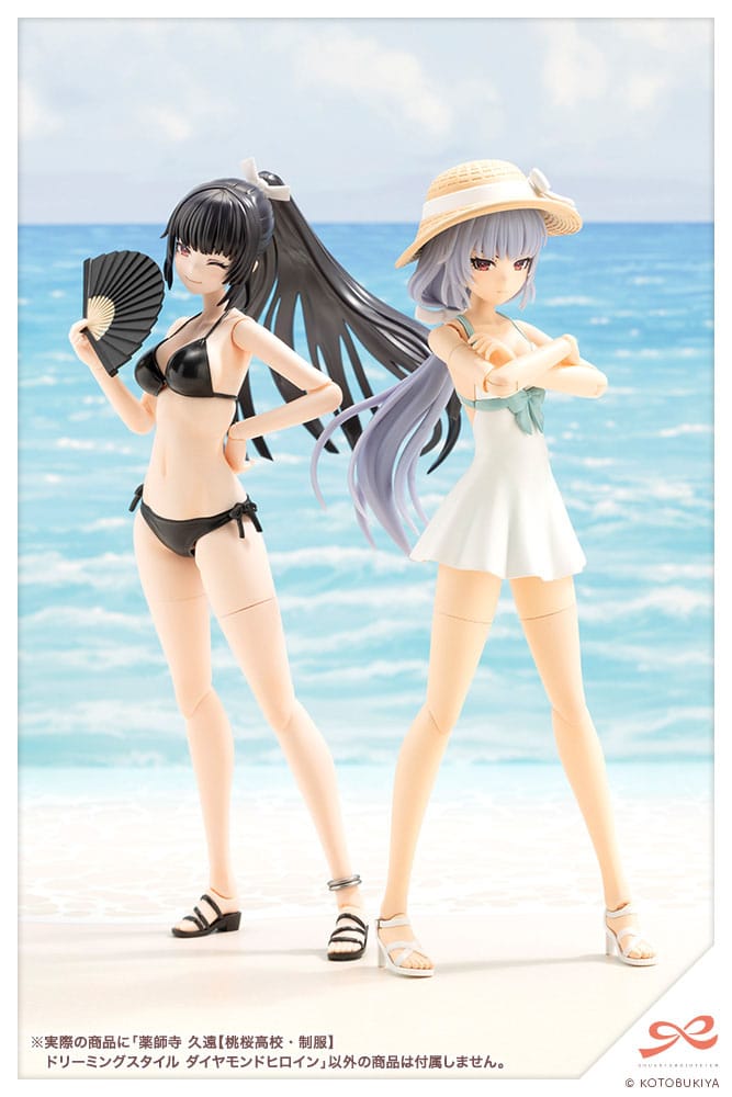 Kuon Yakushiji Toudou High School Uniform Dreaming Style Diamond Heroine Plastic Model Kit Kotobukiya