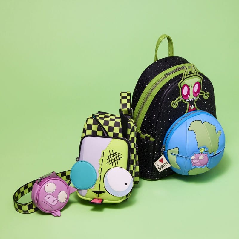 Nickelodeon by Loungefly Mini Rucksack Invader Zim Glow - Anime Figuren günstig kaufen