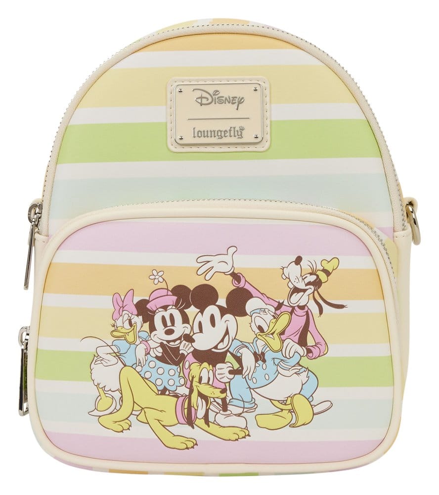 Disney by Loungefly Umhängetasche Mickey and Friends Rainbow Stribes - Anime Figuren günstig kaufen