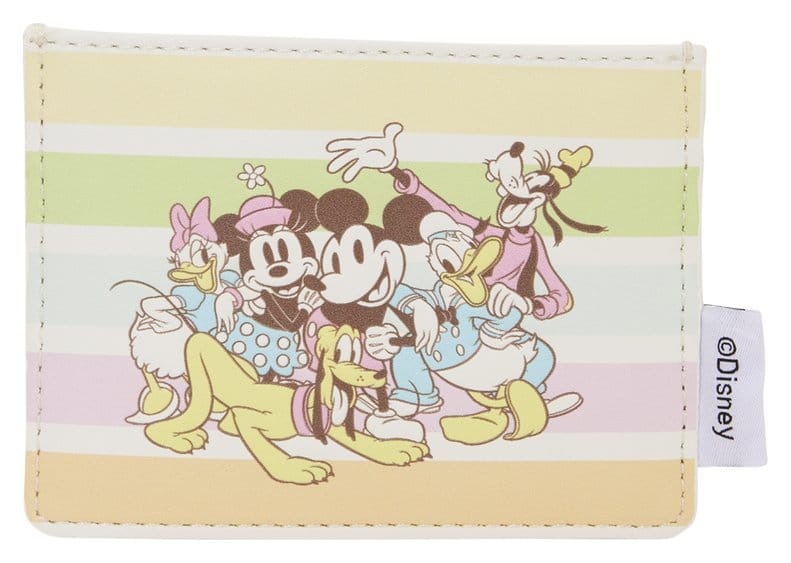 Disney by Loungefly Karten-Etui Mickey and Friends Rainbow Stripes - Anime Figuren günstig kaufen