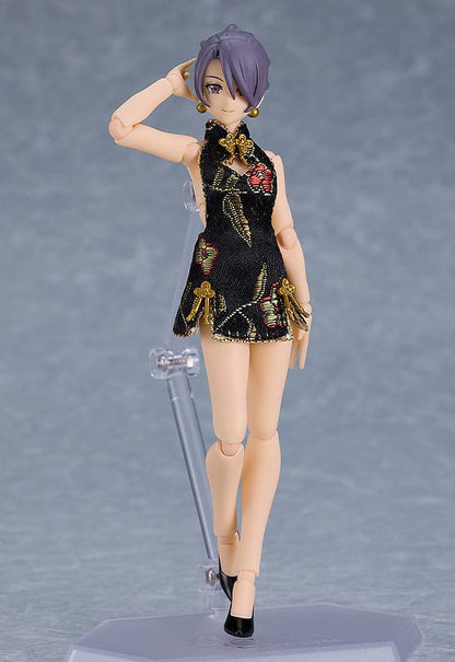 Female Body (Mika) - Mini Skirt Chinese Dress Outfit (Black) - Max Factory - Anime Figuren günstig kaufen