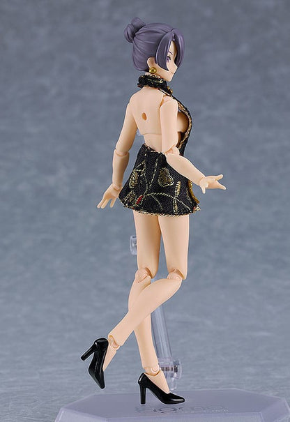 Female Body (Mika) - Mini Skirt Chinese Dress Outfit (Black) - Max Factory - Anime Figuren günstig kaufen