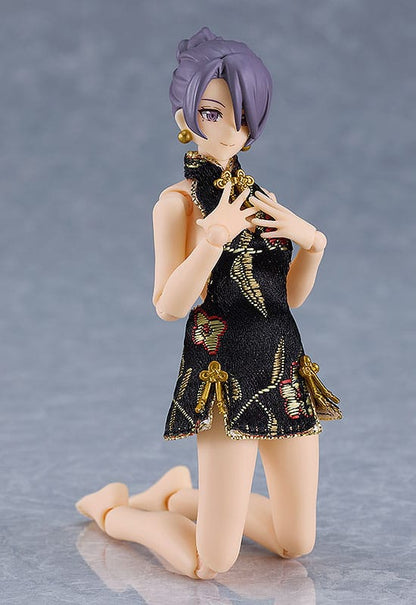 Female Body (Mika) - Mini Skirt Chinese Dress Outfit (Black) - Max Factory - Anime Figuren günstig kaufen