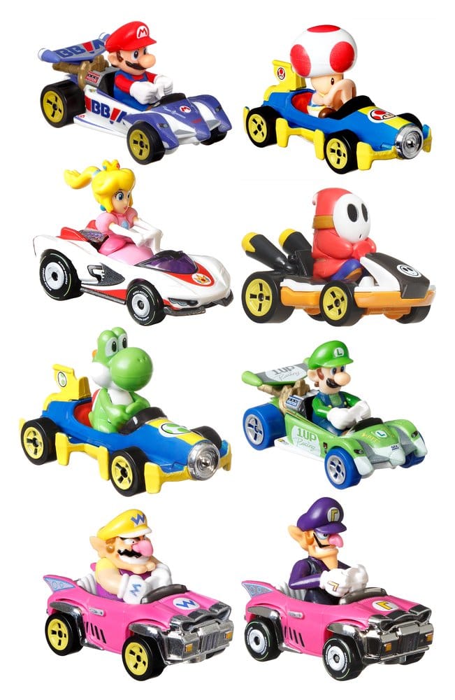 Mario Kart Hot Wheels Die-Cast Fahrzeuge 978T Sortiment (8) - Anime Figuren günstig kaufen