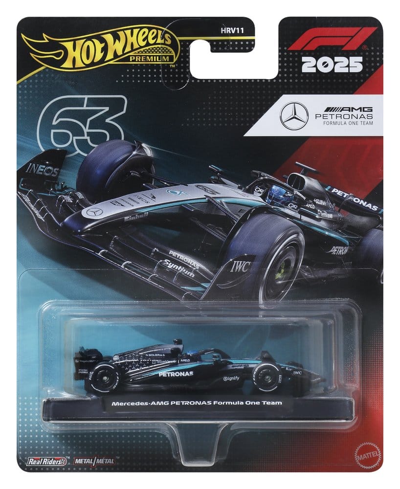 Formel 1 Hot Wheels Premium Die-Cast Fahrzeug Team Mercedes Benz: Driver 1 - Anime Figuren günstig kaufen