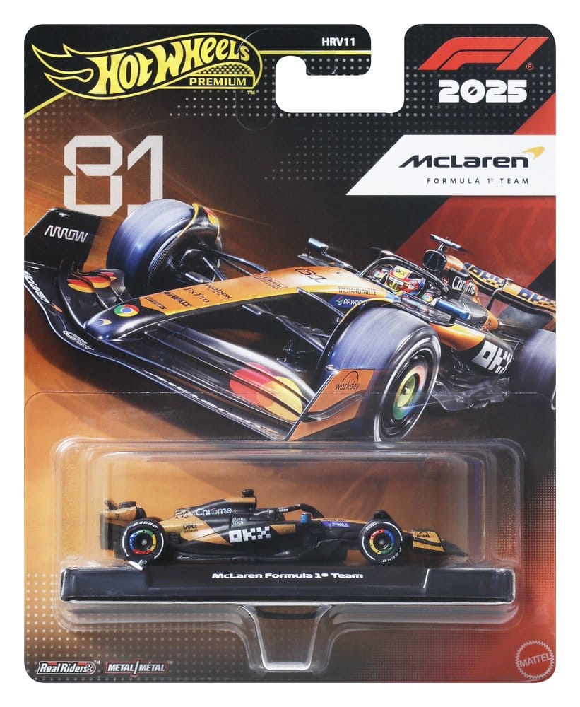 Formel 1 Hot Wheels Premium Die-Cast Fahrzeug Team McLaren: Driver 1 - Anime Figuren günstig kaufen