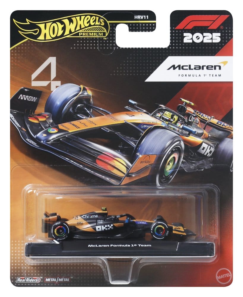 Formel 1 Hot Wheels Premium Die-Cast Fahrzeug Team McLaren: Driver 2 - Anime Figuren günstig kaufen