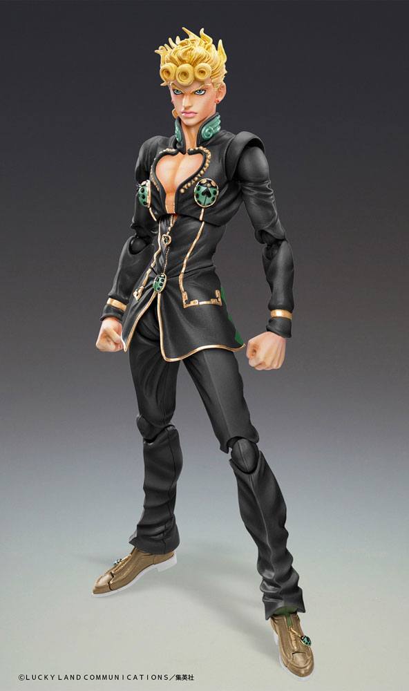 JoJo's Bizarre Adventure Part5 Super Action Actionfigur Chozokado (Giorno Giovanna Ver. Black) - Anime Figuren günstig kaufen