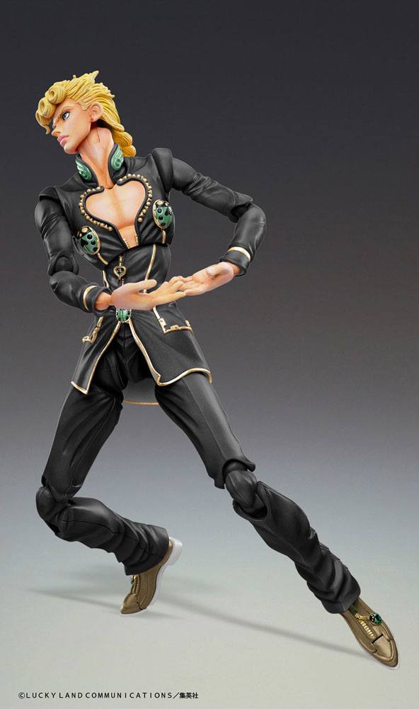 JoJo's Bizarre Adventure Part5 Super Action Actionfigur Chozokado (Giorno Giovanna Ver. Black) - Anime Figuren günstig kaufen