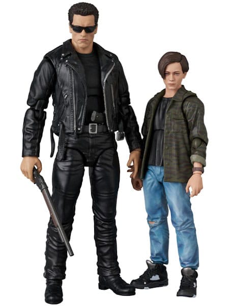 T-800 (T2 Ver.) & John Connor Terminator 2: Judgment Day Action Mafex Medicom