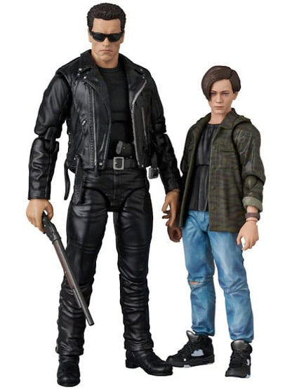 T-800 (T2 Ver.) & John Connor Terminator 2: Judgment Day Action Mafex Medicom