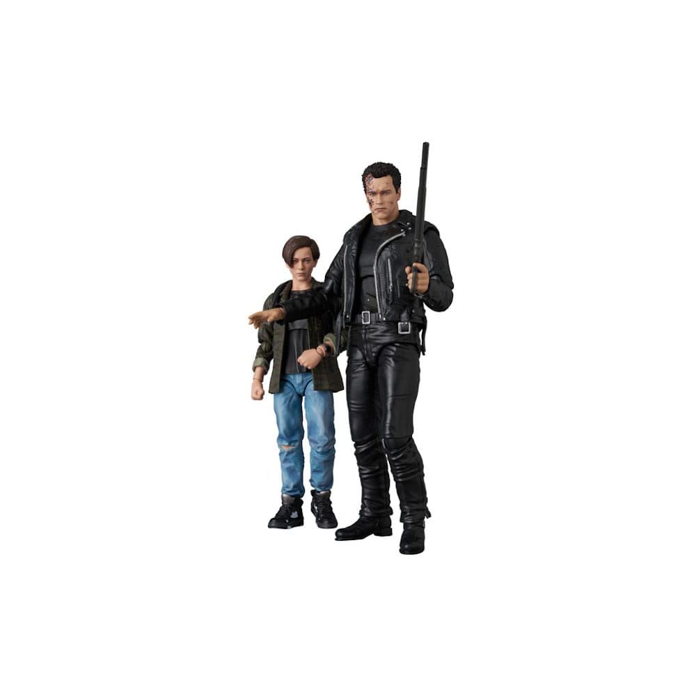 T-800 (T2 Ver.) & John Connor Terminator 2: Judgment Day Action Mafex Medicom