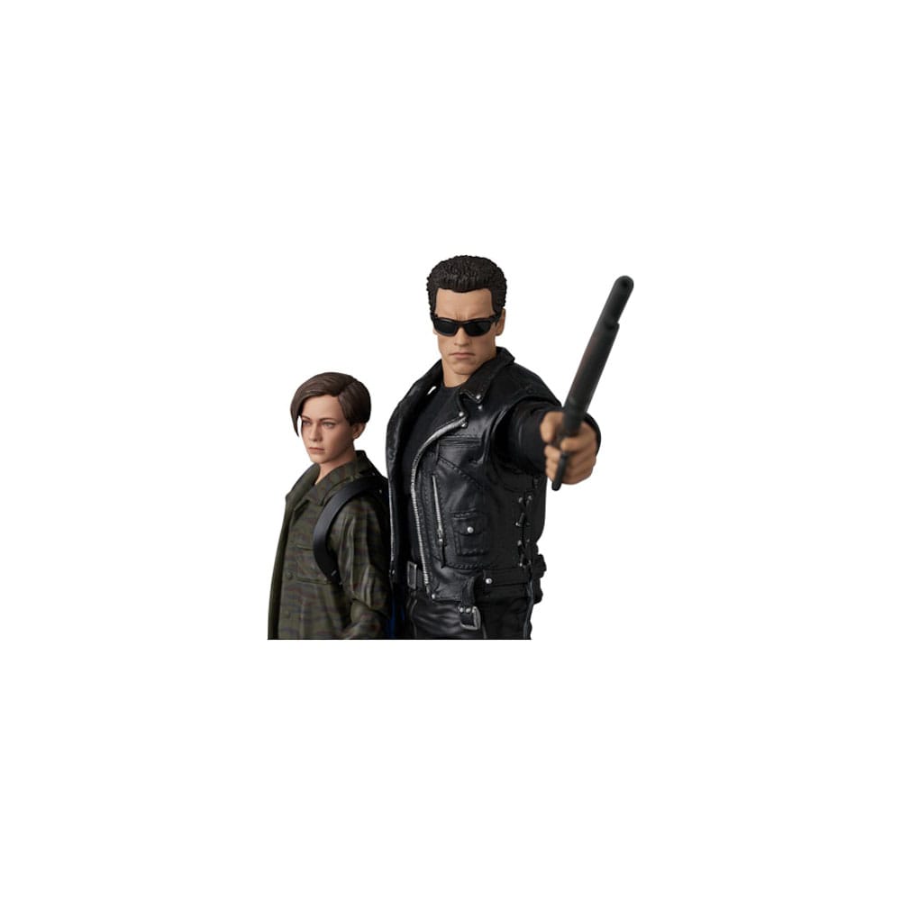T-800 (T2 Ver.) & John Connor Terminator 2: Judgment Day Action Mafex Medicom