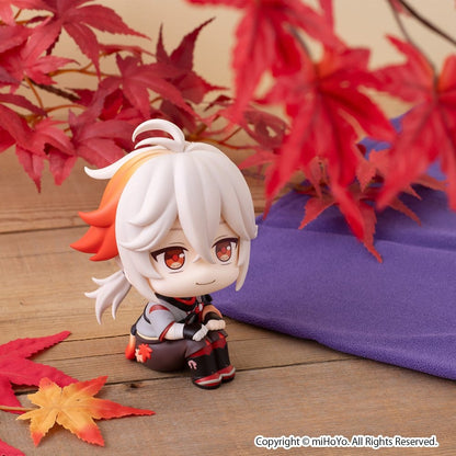 Kazuha Kaedehara with Gift Look Up Genshin Impact