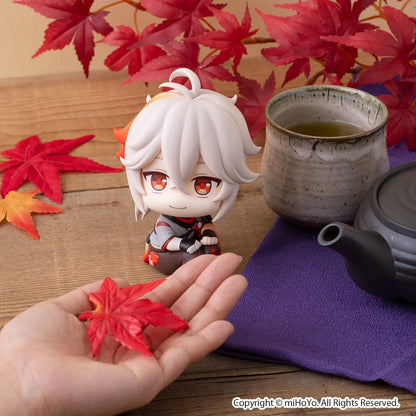 Kazuha Kaedehara with Gift Look Up Genshin Impact