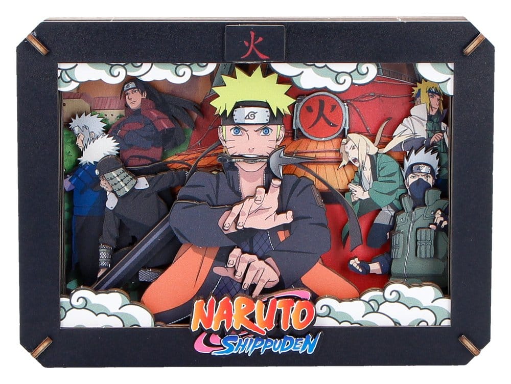 Naruto Modellbausatz Wooden Theatre Hokage (Medium) - Anime Figuren günstig kaufen