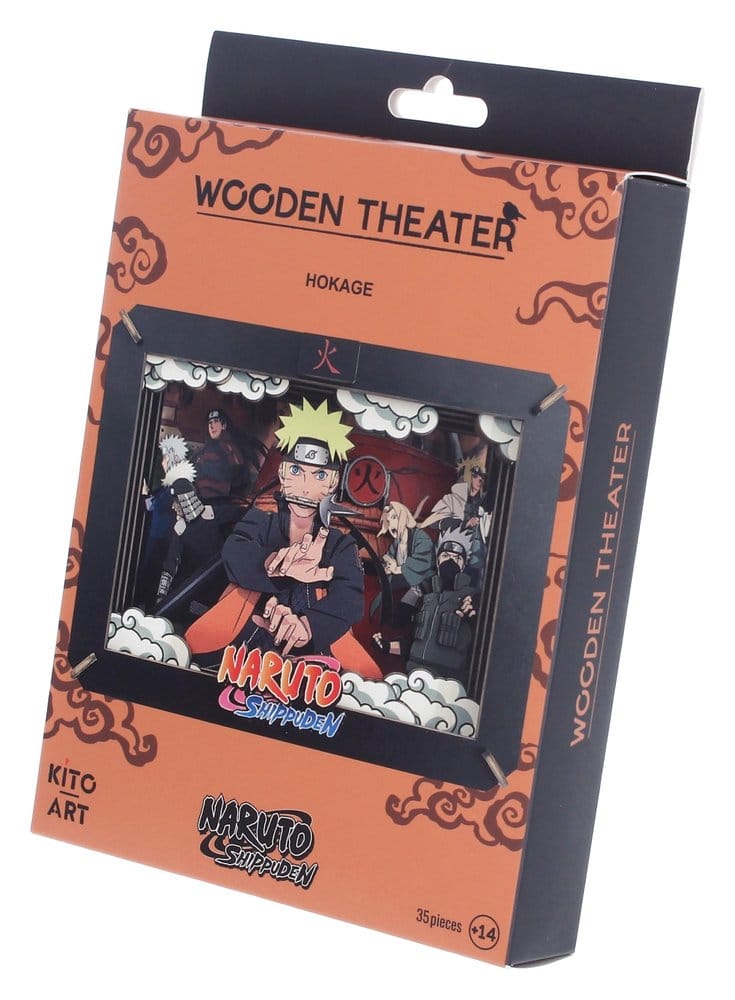 Naruto Modellbausatz Wooden Theatre Hokage (Medium) - Anime Figuren günstig kaufen