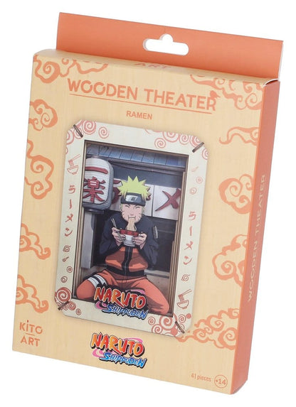 Naruto Modellbausatz Wooden Theatre Ramen (Medium) - Anime Figuren günstig kaufen