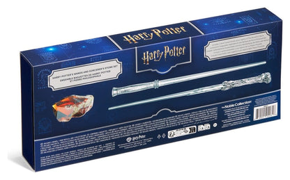 Harry Potter Celebration Wand Zauberstab Harry Potter 25th Anniversary Wands and Sorcerer's Stone Set - Anime Figuren günstig kaufen