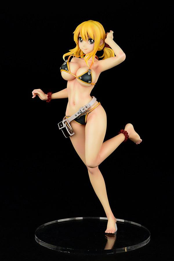 Fairy Tail PVC Statue Lucy Heartfilia Swimwear Gravure Style Noir Ver. - Anime Figuren günstig kaufen